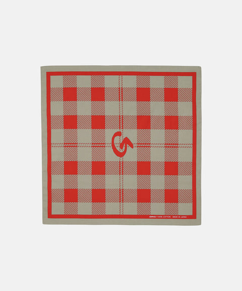 Gramicci: Plaid Bandana - Crimson