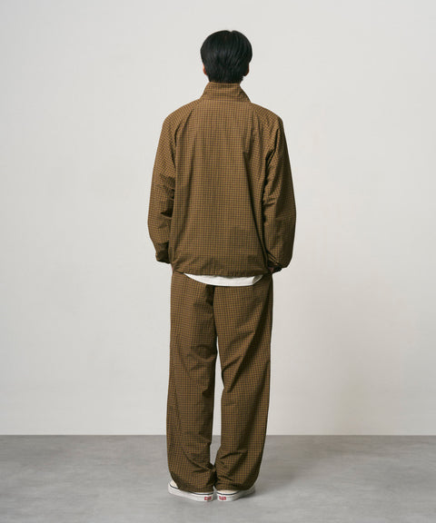 Gramicci: Mini Check Nylon Jacket - Brown Check
