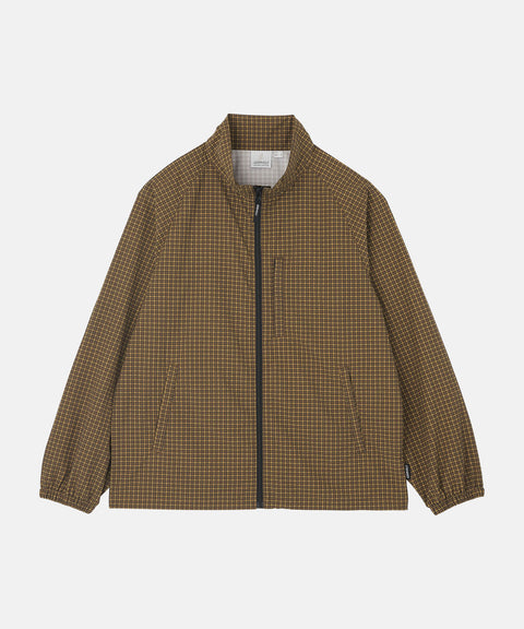 Gramicci: Mini Check Nylon Jacket - Brown Check