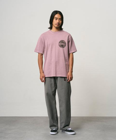 Gramicci: Dobby Plaid Gramicci Straight Fit - Stone