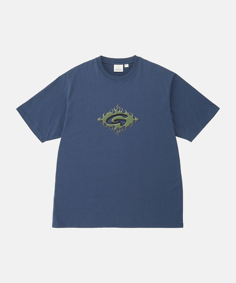 Gramicci: Flames Tee - Navy