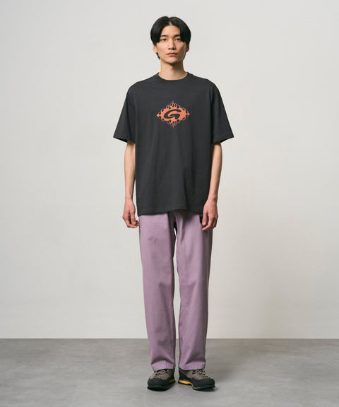 Gramicci: Flames Tee - Vintage Black