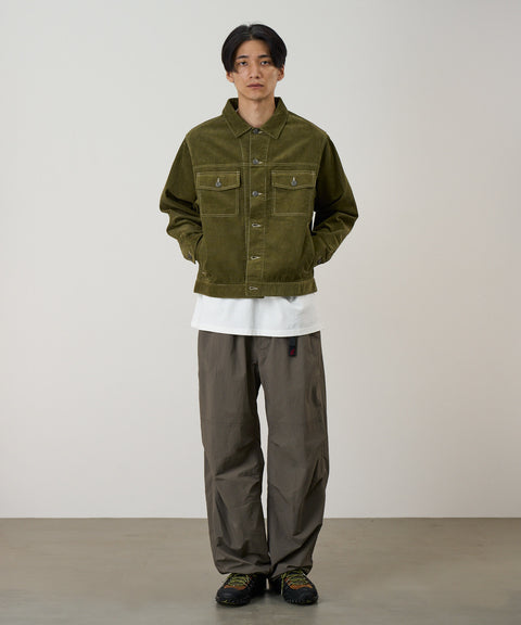 Gramicci: Corduroy Trucker Jacket - Olive