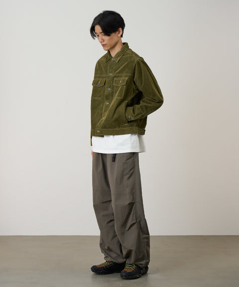 Gramicci: Corduroy Trucker Jacket - Olive