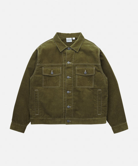 Gramicci: Corduroy Trucker Jacket - Olive