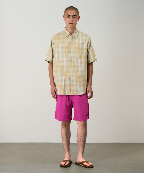 Gramicci: SS Checkered Ombre Shirt - Mustard