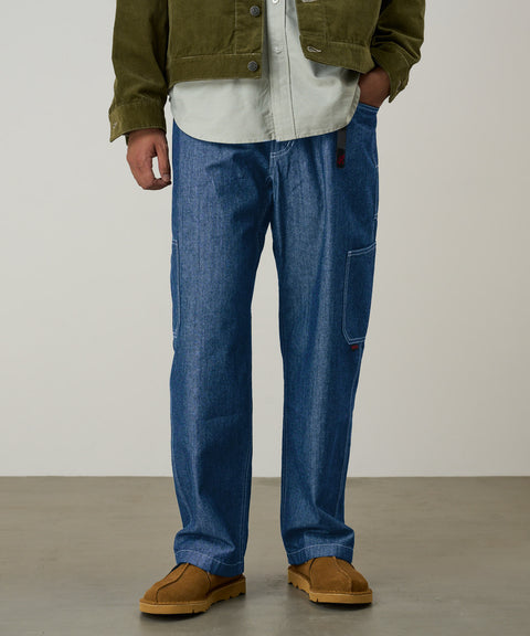 Gramicci: Japanese Chambray Rock Slide Pant - Blue