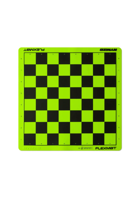 Nymzo: Flexmat Rollup Chess Board - Green/Black