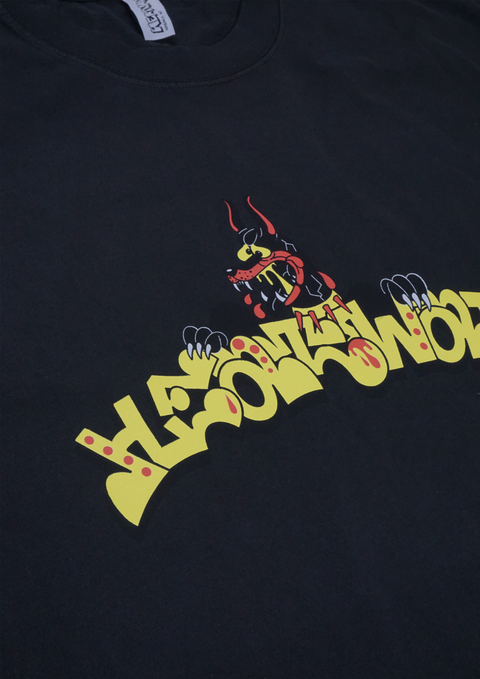 HEATWAVE: Off The Leash Tee - Faded Black