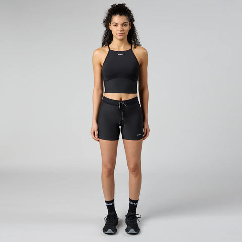 Bandit Running: 6 Pocket Nova Crop - Black