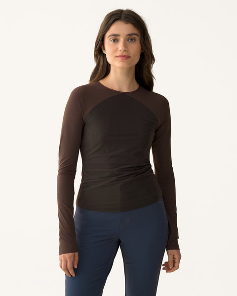 Hikerkind: Trail Tech Long Sleeve - Burl