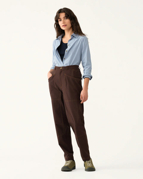 Hikerkind: 8 Pocket Pants - Garnet