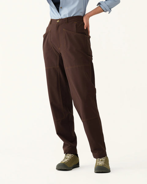 Hikerkind: 8 Pocket Pants - Garnet