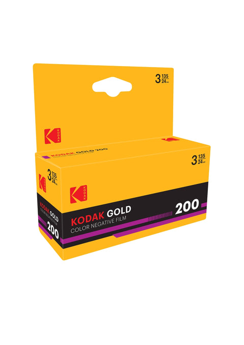 Kodak: Gold 200 24exp 35mm (3 PACK)