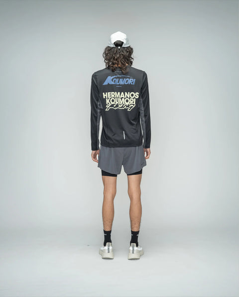 Hermanos Koumori: Koumori LS Light Training T-Shirt - Asphalt Black