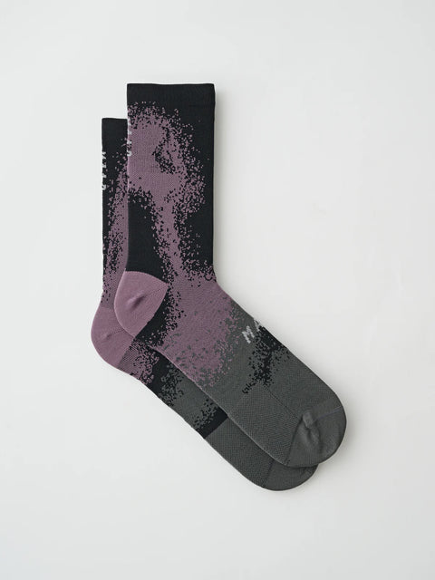 Maap: Blurred Out Sock - Black Mix