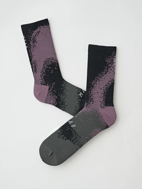 Maap: Blurred Out Sock - Black Mix