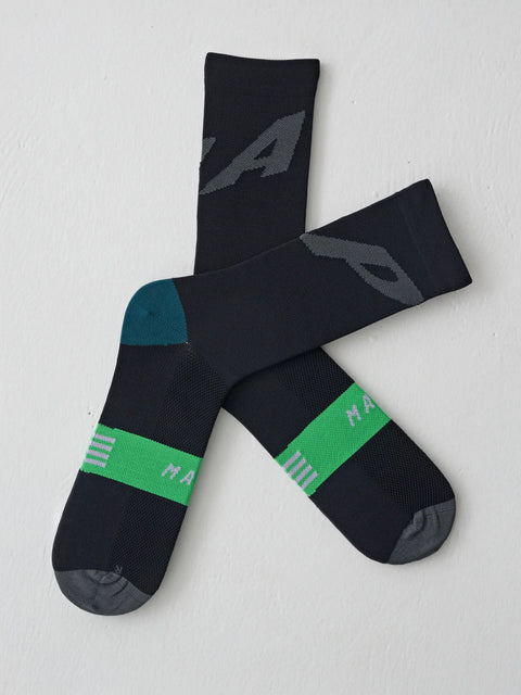 Maap: Level Sock - Black / Ambrosia Mix