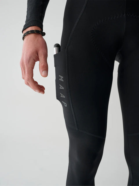 Maap: Team Bib Evo Thermal Cargo Tights - Black