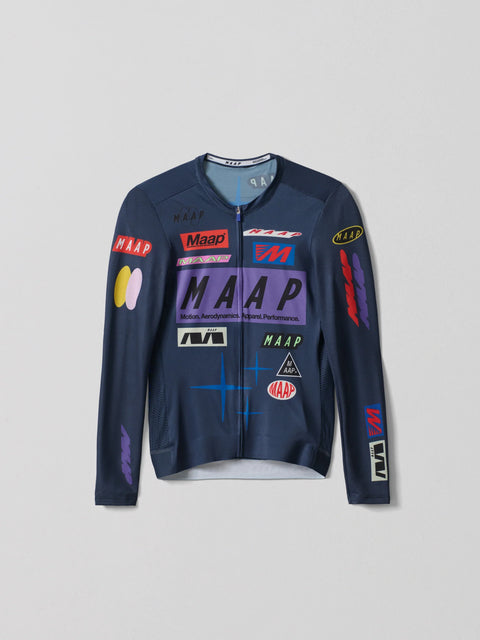 Maap: Men's Drome Pro Air LS Jersey 3.0 - Midnight
