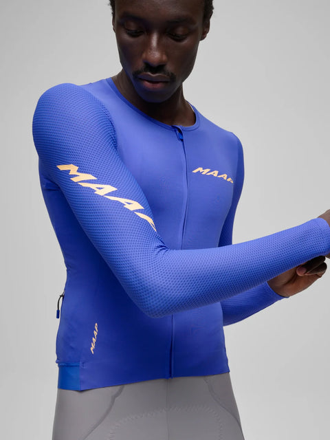 Maap: Men's Emerge LS Jersey - Amparo Blue