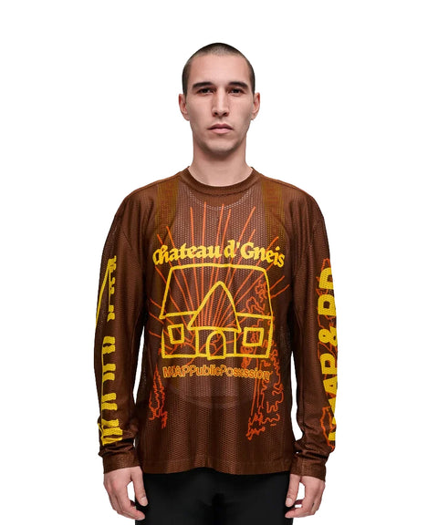 Maap: Public Possession Mesh LS Tee - Umber