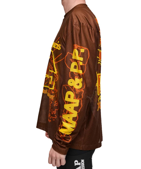 Maap: Public Possession Mesh LS Tee - Umber