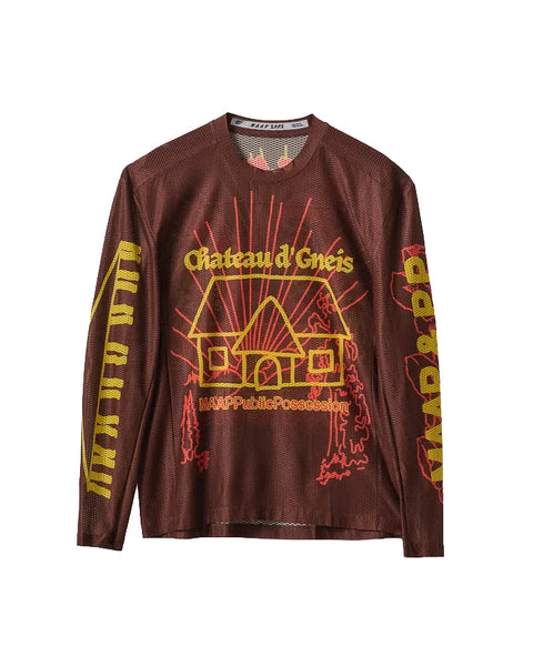 Maap: Public Possession Mesh LS Tee - Umber