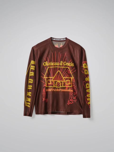 Maap: Public Possession Mesh LS Tee - Umber