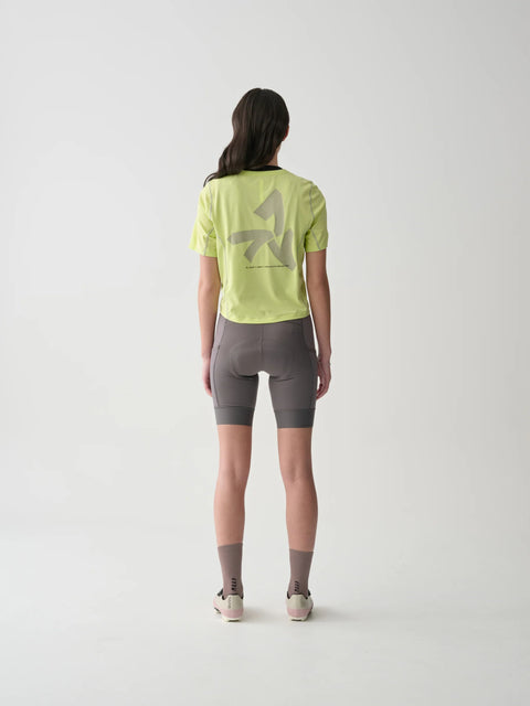 Maap: Women's Alt_Road™ Cropped Tee - Shadow Lime
