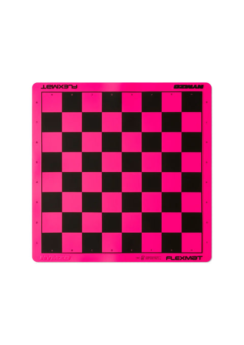 Nymzo: Flexmat Rollup Chess Board - Pink/Black