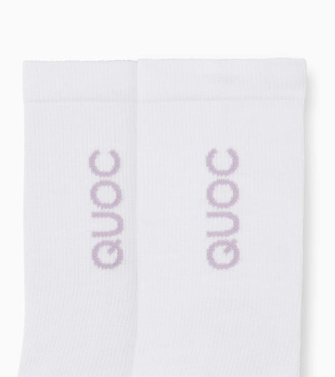 QUOC: Pro Series Sock - White