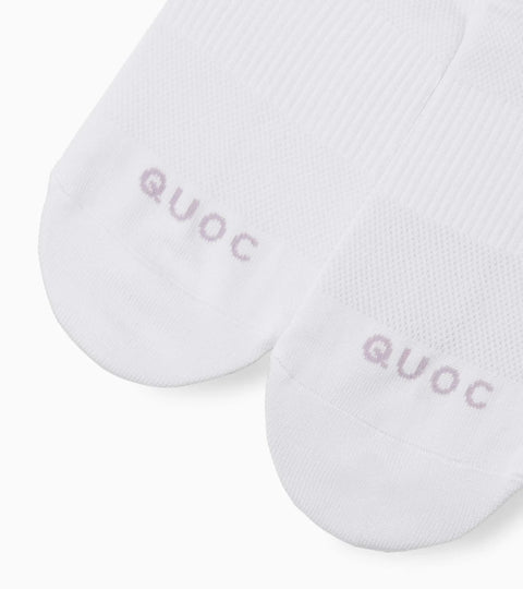 QUOC: Pro Series Sock - White