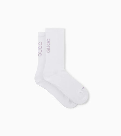 QUOC: Pro Series Sock - White