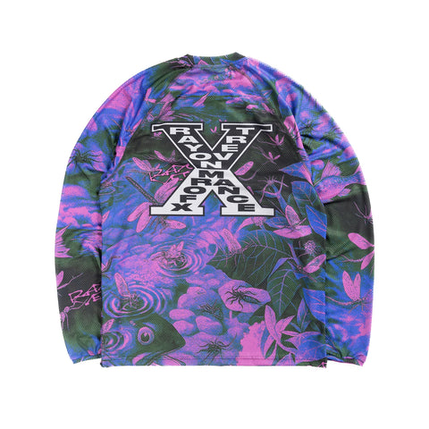 Rayon Vert: Pond Xformance LS Shirt - Purple Haze
