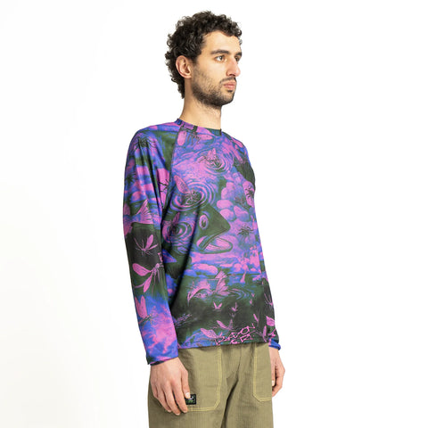 Rayon Vert: Pond Xformance LS Shirt - Purple Haze