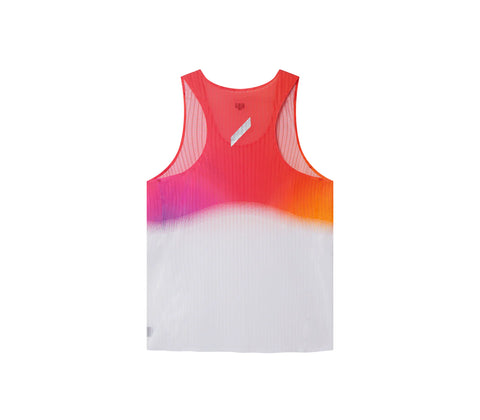 SOAR Running: Men's Race Vest - White/Sunset