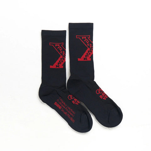 Rayon Vert: Xformance Socks - Golgotha Black
