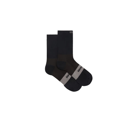 SOAR Running: Crew Sock - Black