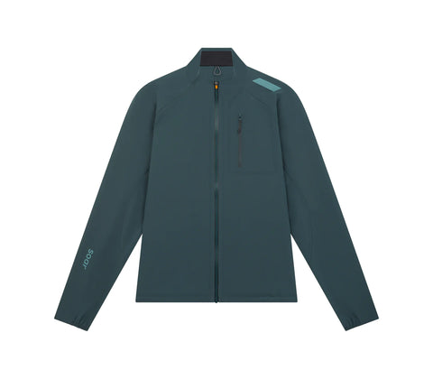 Soar Running: Women's Rainout Shell - Petrol Green