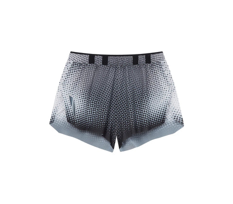 Soar Running: Men's Marathon Shorts - Black/White Dot