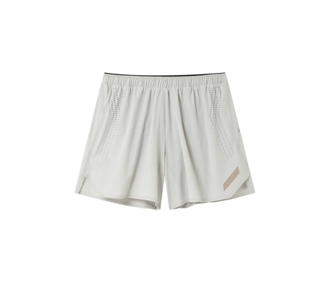 Soar Running: Men's Run Shorts - Chalk