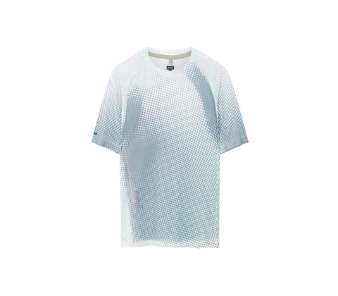 Soar Running: Men's Printed Tech Tee - Grey/Sage