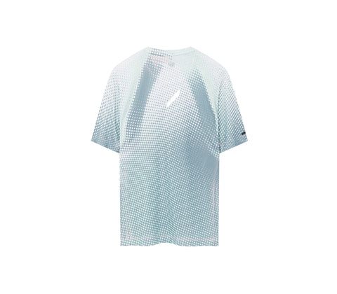 Soar Running: Men's Printed Tech Tee - Grey/Sage