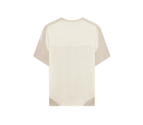 Soar Running: Men's Hot Weather Tee - Pastel Grey/Yellow