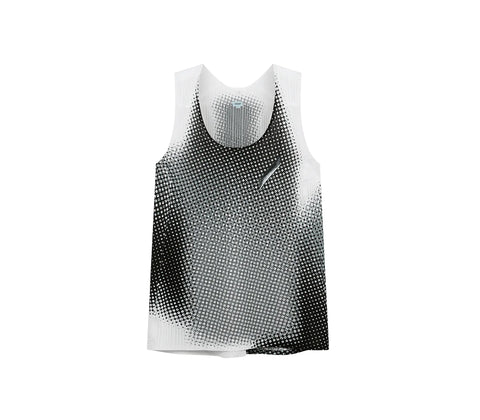 Soar Running: Men's Race Vest - Black/White Dot