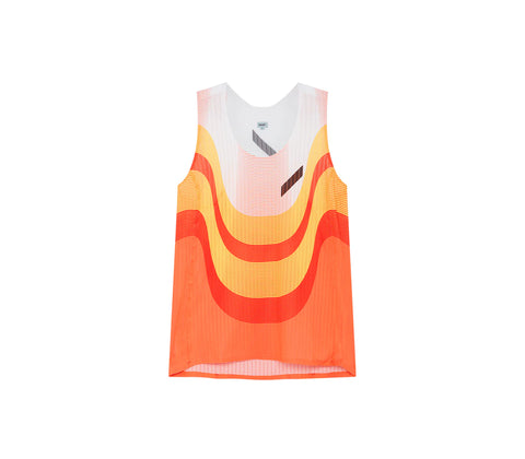 Soar Running: Women's Race Vest - Orange/White