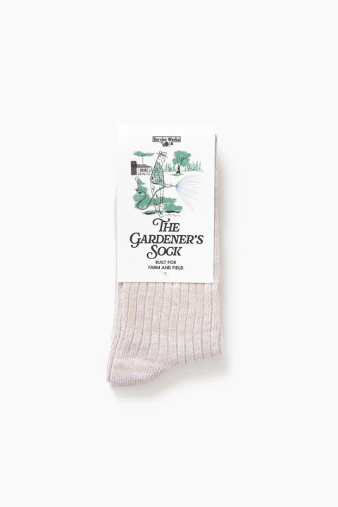 Service Works: The Gardener's Sock - Beige