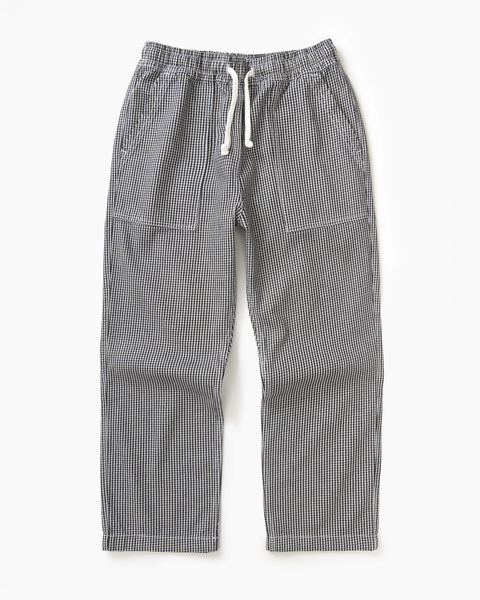 Service Works: House Gingham Chef Pant - Black