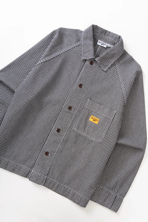 Service Works: House Gingham Jacket - Black